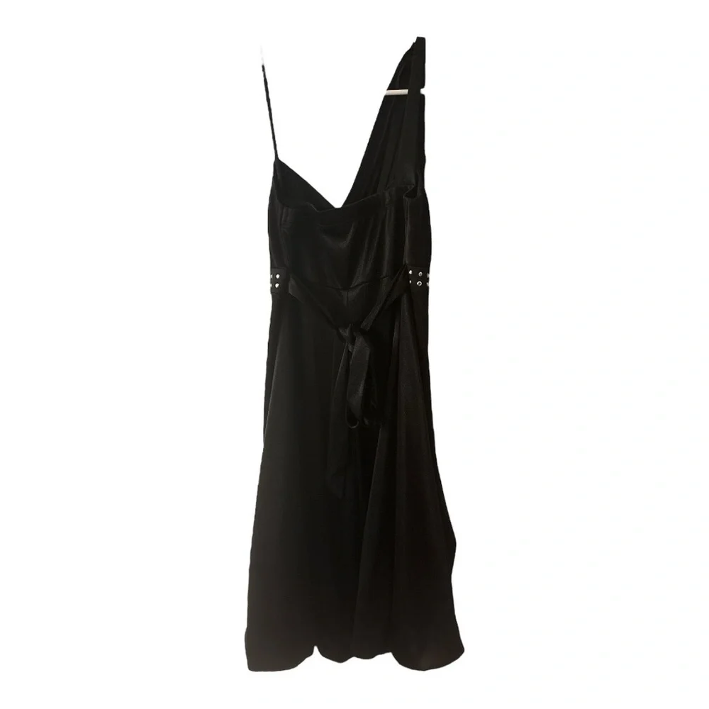 Elegant Black Dress with Studded Detail Size Medium - Picture 2 of 3